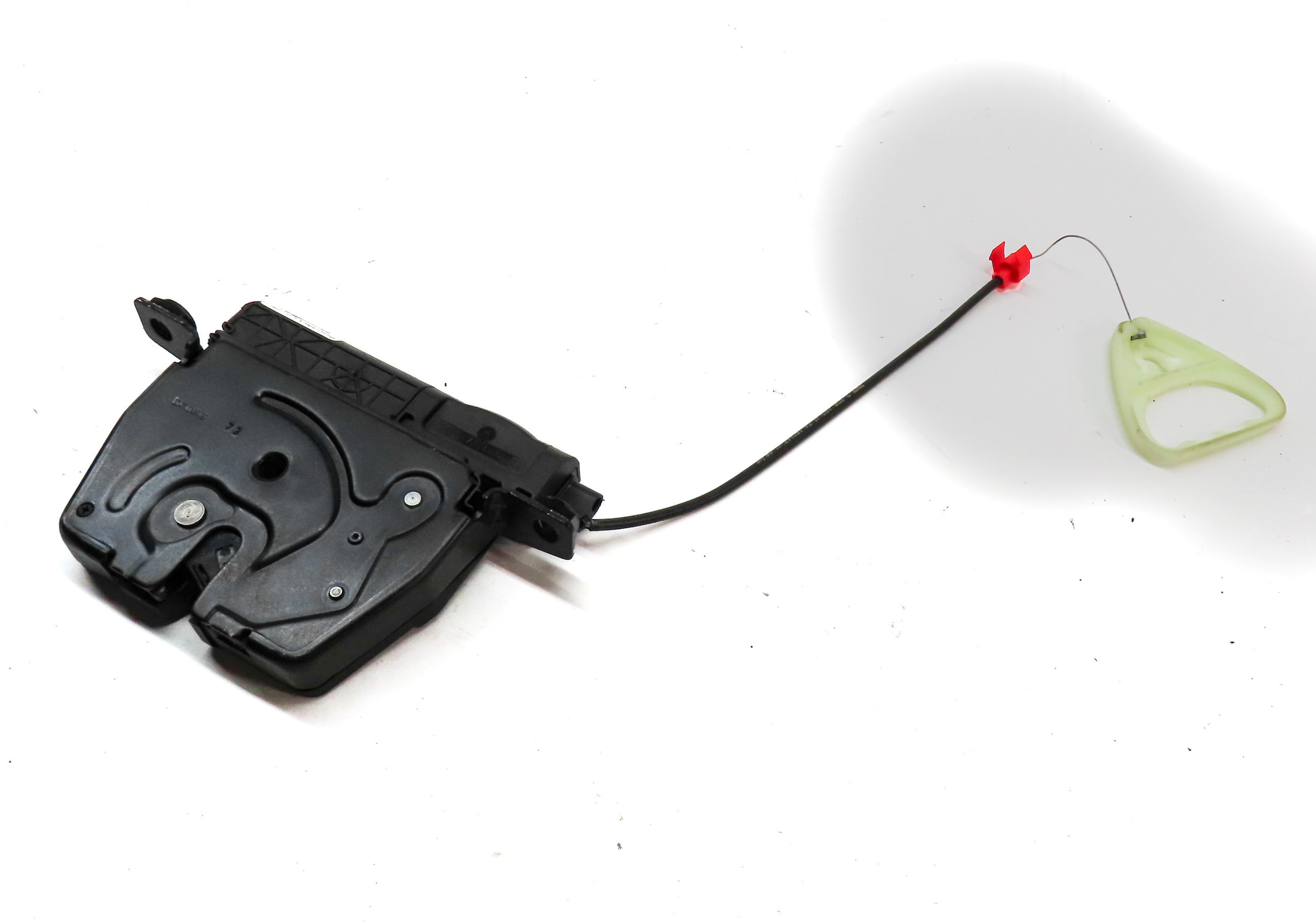 2017 BMW 330E (F30) REAR TRUNK LOCK LATCH ACTUATOR w/ CABLE — exact item pictured